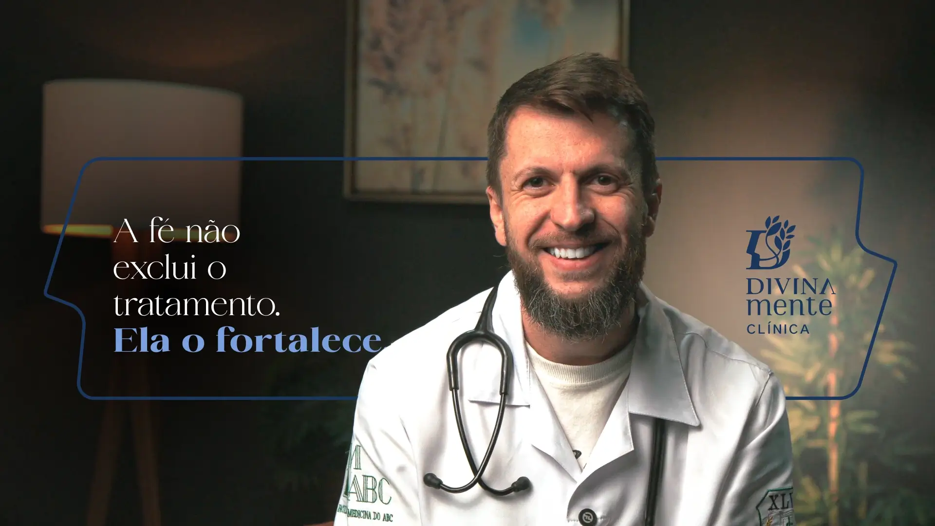 Dr. Jonatas Leonio na Clínica Divinamente: a fé não exclui o tratamento, ela o fortalece